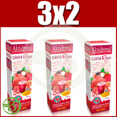 Pacote 3x2 Aktidrenal Savia Roja 250Ml. Tongil