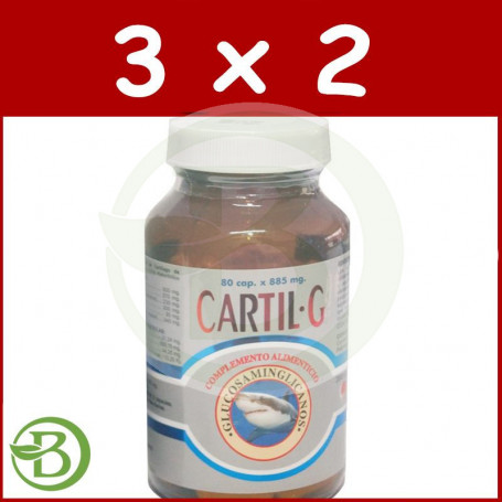 Pack 3x2 Cartil G Golden Green 80 Cápsulas