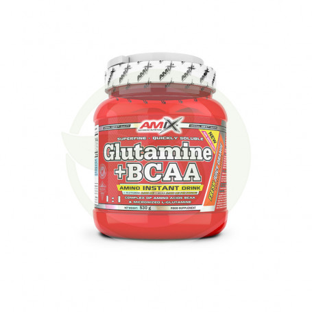 Glutamina+Bcaa 530 gr Laranja Amix