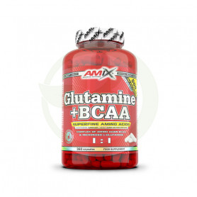 Glutamina+Bcaa 360 Caps Amix