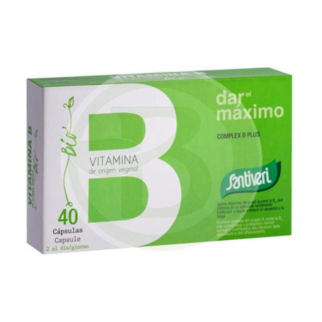 Vitaminas Complexo B Plus 40 Comprimidos Santiveri