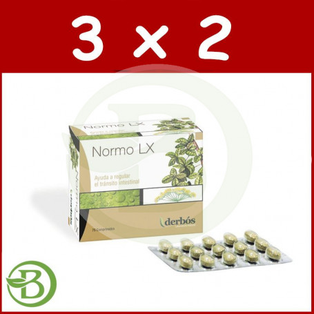 Pack 3x2 Normo LX 75 Comprimidos Derbos