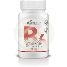 Vitamina B6 250mg. X 150 Liberação Sustentada Soria Natural