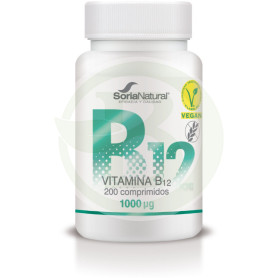 Vitamina B12 250mg. X 200 Liberação Sustentada Soria Natural