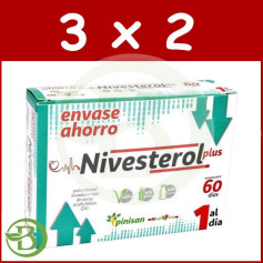 Pacote 3x2 Nivesterol Plus (Novo) 60 Cápsulas Pinisan