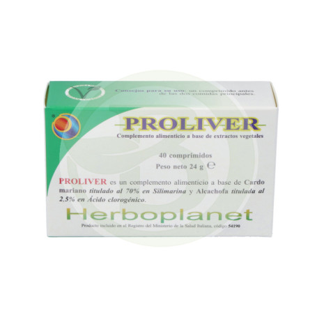 Proliver 24 G, 40 comprimidos Herboplanet