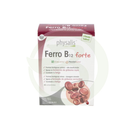 Ferro B12 Forte 45 comprimidos Physalis