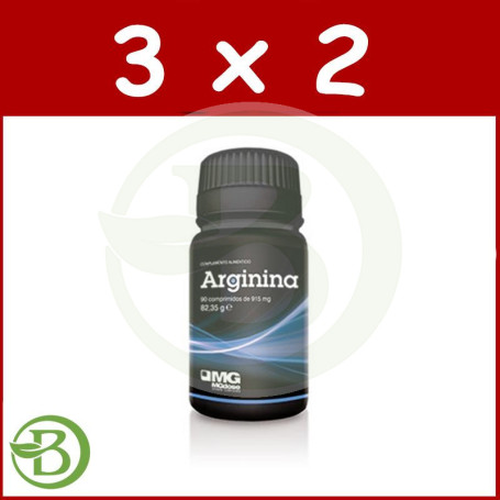 Pack 3x2 Arginina 915Mg. 90 Comprimidos MGDose