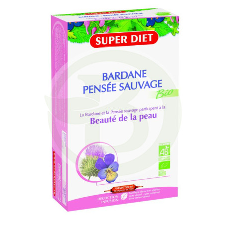 Bardana Wild Pansy Bio 20 Ampolas Super Diet