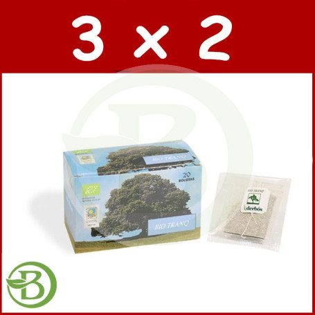 Pack 3x2 Infusiones BIO Tranq 20 Filtros Derbos