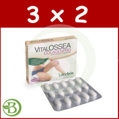 Pacote 3x2 Vitalossea Collagenpro 30 comprimidos Derbos