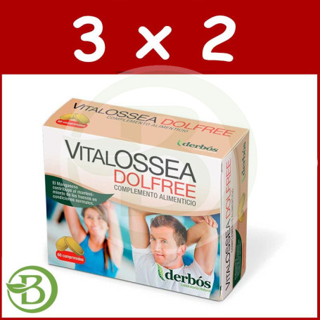 Pack 3x2 Dolfree 60 Comprimidos Derbos