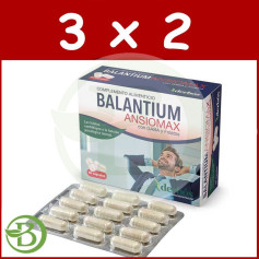 Pacote 3x2 Balantium Ansiomax 60 Cápsulas Derbos