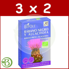 Pack 3x2 Rabanete Preto Bipolar e Alcachofra 20 Ampolas Intersa