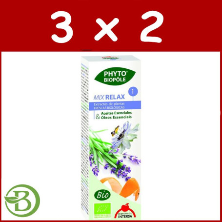 Pack 3x2 Phyto-Bipole 1 Mix Relax BIO 50Ml. Intersa