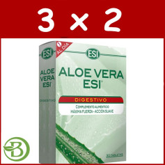 Embalagem 3x2 Aloe Vera Digestivo 30 Comprimidos ESI - Trepat Diet