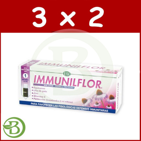 Pack 3x2 Immunilflor 12 Viales Trepat Diet