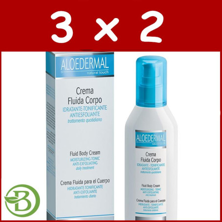 Pack 3x2 Aloedermal Crema de Cuerpo 200Ml. Esi