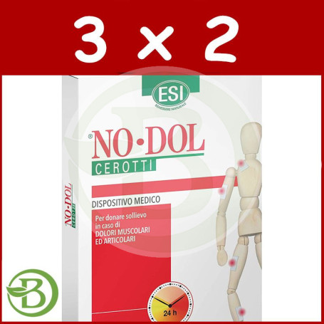 Pack 3x2 NoDol Parches 5 Parches ESI - Trepat Diet