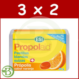 Pack 3x2 Propolaid Pastilla Suiza de Naranja 50Gr. Esi