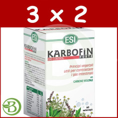 Embalagem 3x2 Karbofin Forte 60 Cápsulas ESI - Trepat Diet