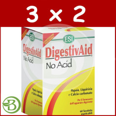 Pack 3x2 Digestivaid No Acid 60 Comprimidos ESI - Trepat Diet