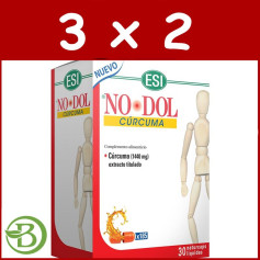 Pacote 3x2 Nodol Turmeric 30 Cápsulas Esi