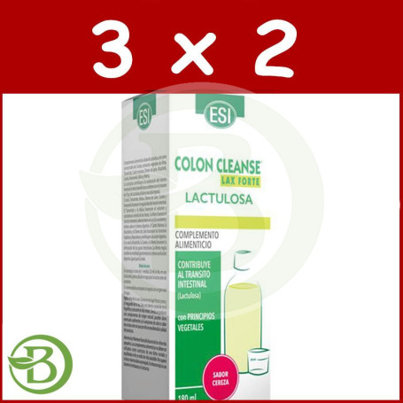 Pack 3x2 Colon Cleanse Lactulosa 180Ml. Esi