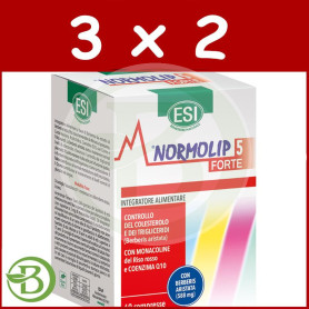 Pack 3x2 Normolip 5 Forte 36 Capsulas Esi