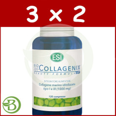 Pacote 3x2 Collagenix 120 comprimidos Esi