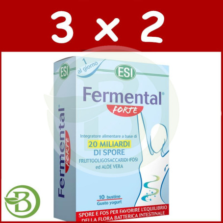 Pack 3x2 Fermental Forte 10 Sobres ESI