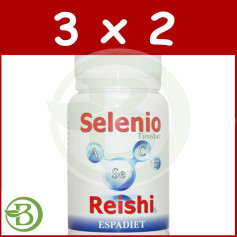 Pacote 3x2 Selenium Reishi 60 Cápsulas Espadiet