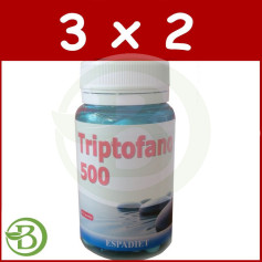 Embalagem 3x2 Triptofano 500Mg. 45 cápsulas de Espadiet