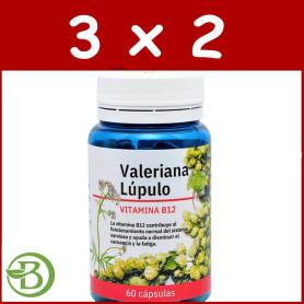 Pack 3x2 Valeriana, Lúpulo y B12 60 Cápsulas Espadiet