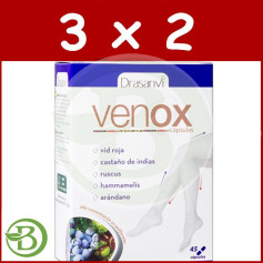 Pacote 3x2 Venox 45 Cápsulas Drasanvi