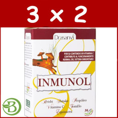 Embalagem 3x2 Immunol 36 Cápsulas Drasanvi