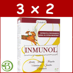 Pacote 3x2 Immunol 20 Frascos Drasanvi