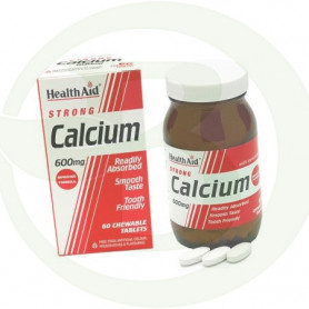 Calcio 600Mg. (Comprimidos Masticables) Health Aid