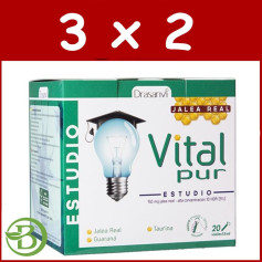 Pacote 3x2 Vitalpur Study 20 Frascos Drasanvi