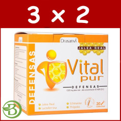 Pacote 3x2 Vitalpur Defenses 20 Frascos Drasanvi