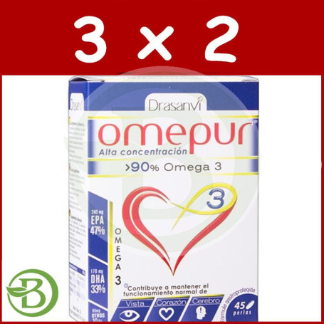 Pack 3x2 Omepur3 45 Perlas Drasanvi