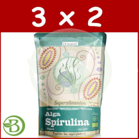 Pack 3x2 Alga Spirulina Bio 100Gr. Drasanvi