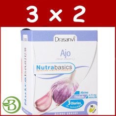 Pack 3x2 Alho Macerado 500Mg. 90 Pérolas Drasanvi