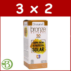 Pack 3x2 Crema Solar Protección 50 Bronze Drasanvi