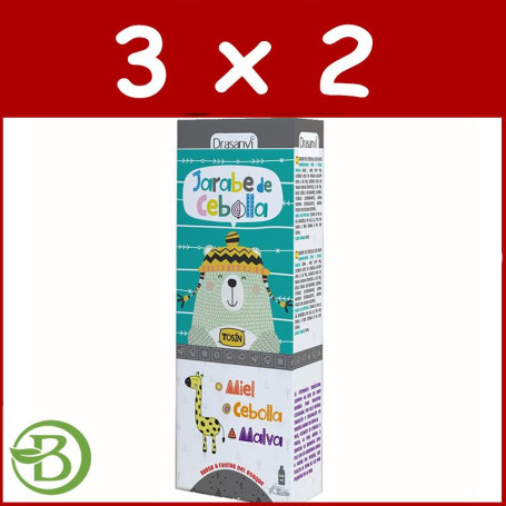 Pack 3x2 Jarabe Cebolla 250Ml. Niños Drasanvi