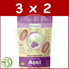 Pack 3x2 Açaí Bio 70Gr. Drasanvi