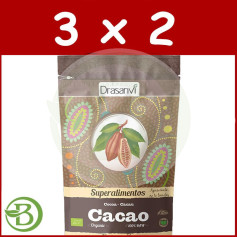 Embalagem 3x2 Cacau Orgânico 175Gr. Drasanvi