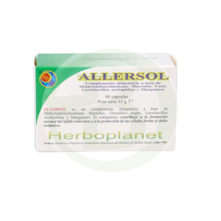 Allersol 33 G 60 Cápsulas Blister Herboplanet