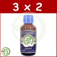 Embalagem 3x2 Óleo de Jojoba Puro 125Ml. marnys