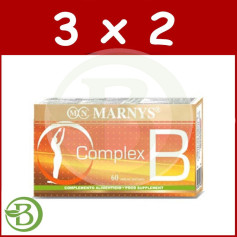 Pack 3x2 Complexo B (Vitaminas) Marnys